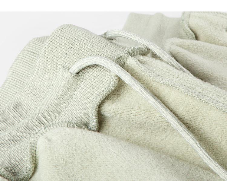 Zipper Wide-leg Loose Sweatpants