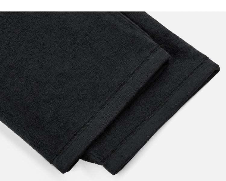 Zipper Wide-leg Loose Sweatpants