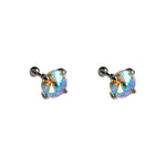 Zircon Colourful Sterling Earrings