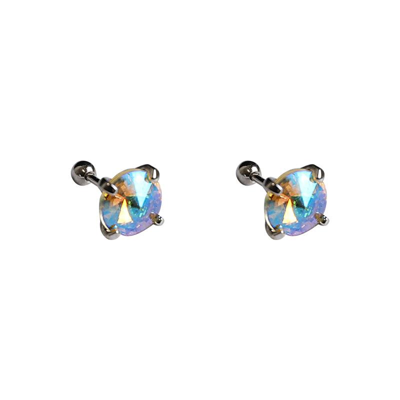Zircon Colourful Sterling Earrings