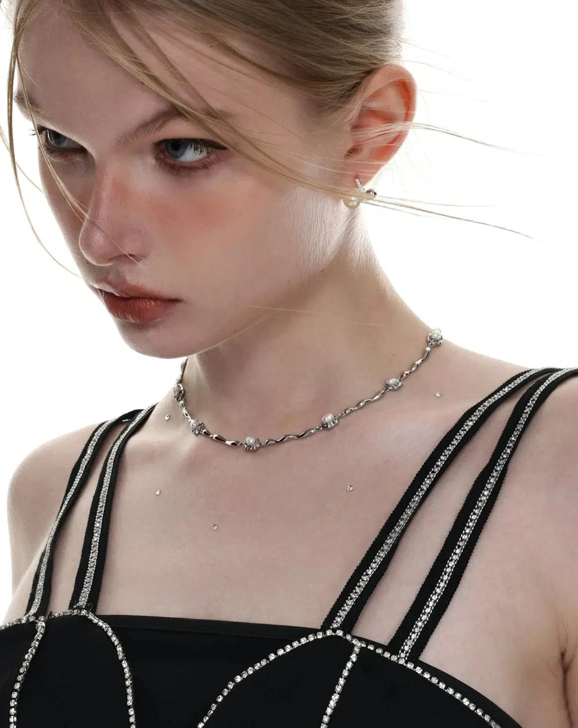 Zircon Metal Necklace