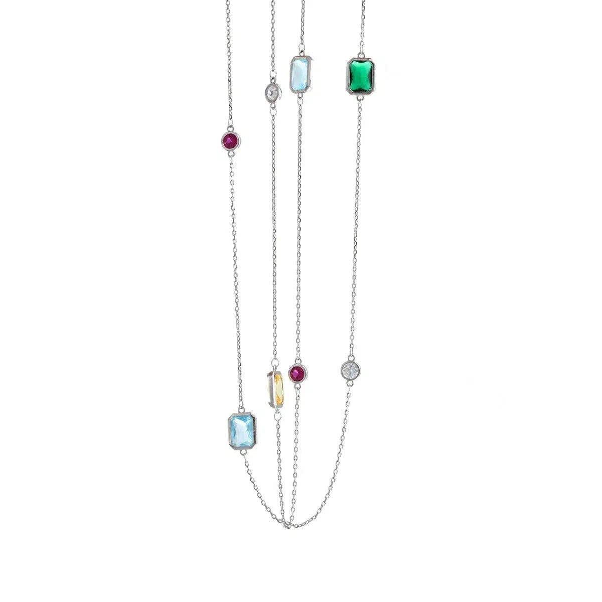 Zircon Pendant Necklace