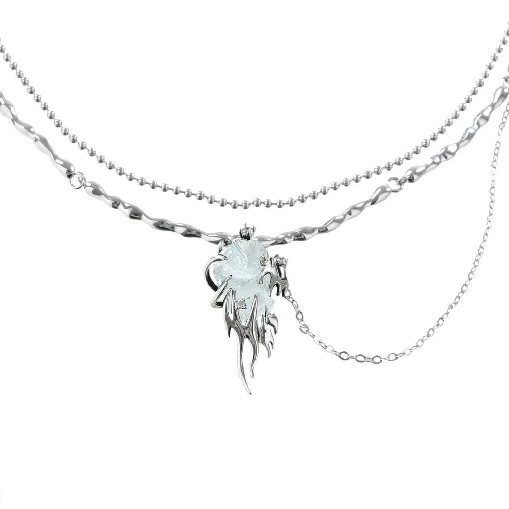 Zircon Pendant Necklace