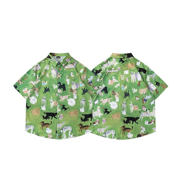 Animal Park Print Short-Sleeve Shirt 3