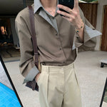 6208505875371,6208505875372,6208505875373,6208505875374, Wrinkle-Free Long Sleeve Casual Shirt