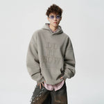 Appliqué Letter Heavyweight Oversized Hoodie 4
