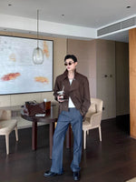 Asymmetrical Double-Breasted Short Commuter Jacket 3