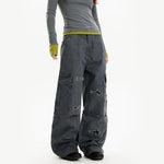 Baggy Ripped Patchwork Cargo Pants 2