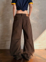 Baggy Wide Leg Cargo Jeans Pants 2