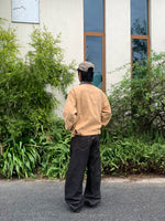 Baggy Wide-Leg Raw Denim Jeans Pants 3