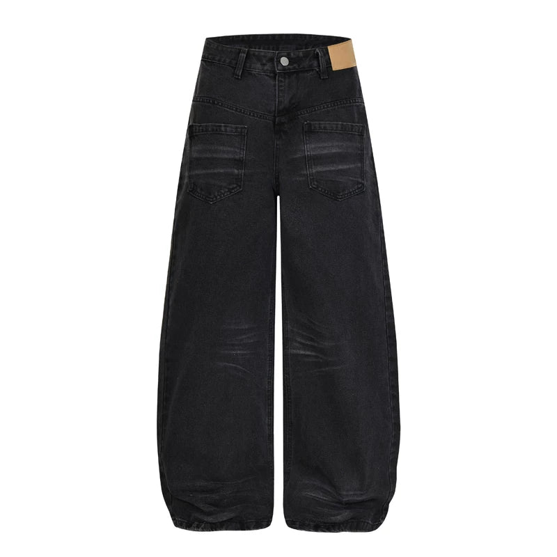 Baggy Wide Leg Straight Jeans Pants 5
