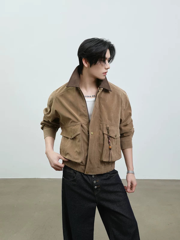 Barn-Style PU Leather Work Jacket 3