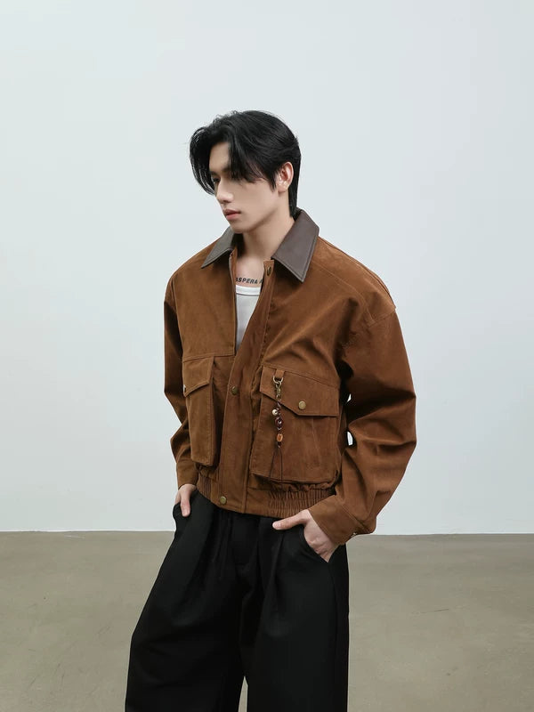 Barn-Style PU Leather Work Jacket 4