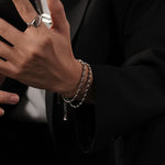 Beaded Metal Chain Bracelet 4