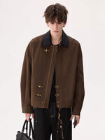 Button-Front Collared Casual Jacket 3