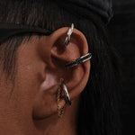 C-Shaped Three-Piece Clip-On Earring Set 3