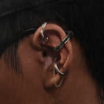 C-Shaped Three-Piece Clip-On Earring Set 4