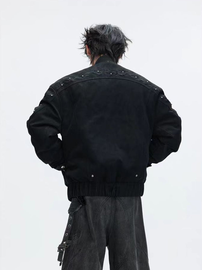 Veste d'hiver à capuche en fausse fourrure lourde 