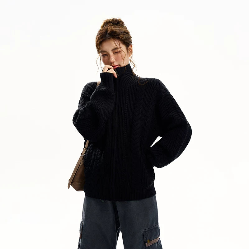 1627207:28341,6007754828785,1627207:28341,6007754828784,1627207:28341,6007754828787,1627207:28341,6007754828786,6007754828785,6007754828784,6007754828787,6007754828786, Cable Knit Zip Up Cardigan Sweater