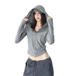 1627207:28334,6004017892672,6004017892672, Camouflage Zip Up Slim Fit Hoodie Jacket