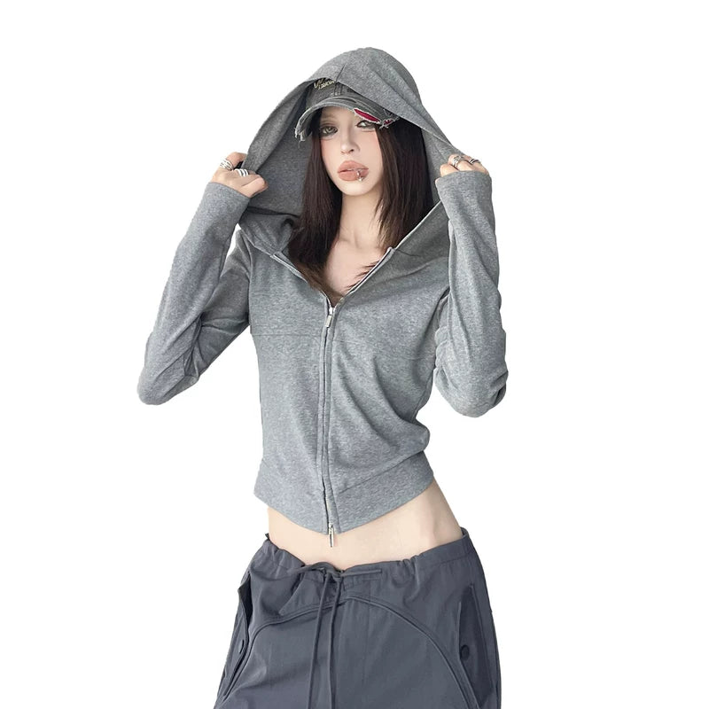 1627207:28334,6004017892672,6004017892672, Camouflage Zip Up Slim Fit Hoodie Jacket