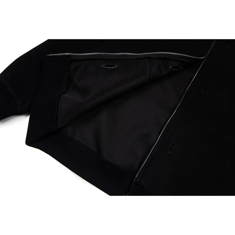 Cartoon Hair Clip Zip Up Hoodie 3