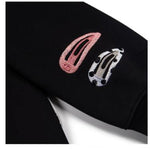 Cartoon Hair Clip Zip Up Hoodie 4