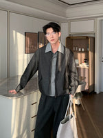 Casual Collared Zip-Up Jacket with Pockets 5