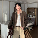 6196373939065,6196373939066,6196373939067,6196373939068, Casual Collared Zip-Up Jacket with Pockets