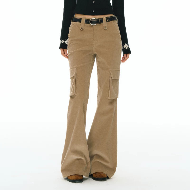 Casual Corduroy Cargo Pants 2