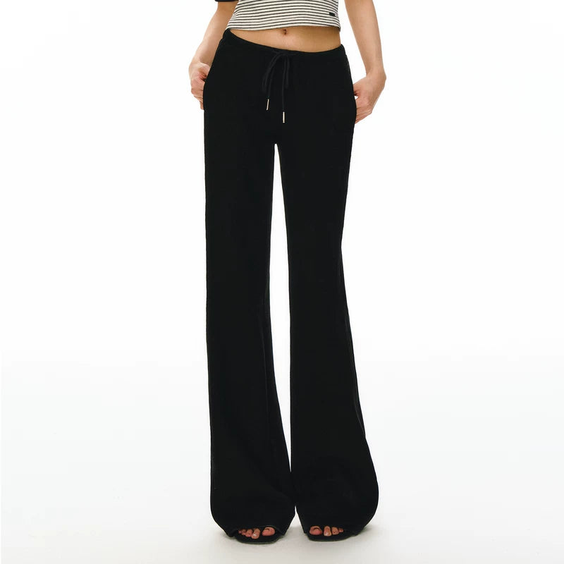,1627207:28341,6171547547681,1627207:28341,6171547547680,1627207:28341,6171547547679,1627207:28341,6171547547678,6171547547681,6171547547680,6171547547679,6171547547678, Casual Drawstring Flare Lounge Pants