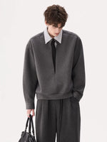 Casual Faux Two-Piece Suit with Pants 3