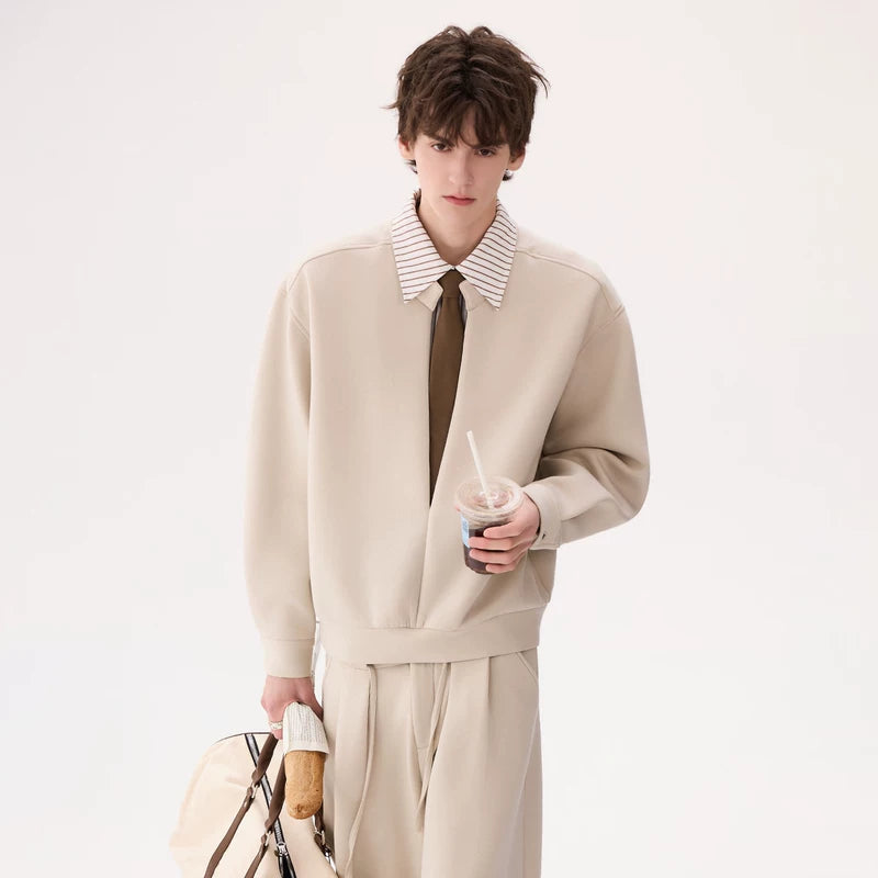 6182884487217,6182884487219,6182884487221,6182884487223, Casual Faux Two-Piece Suit with Pants