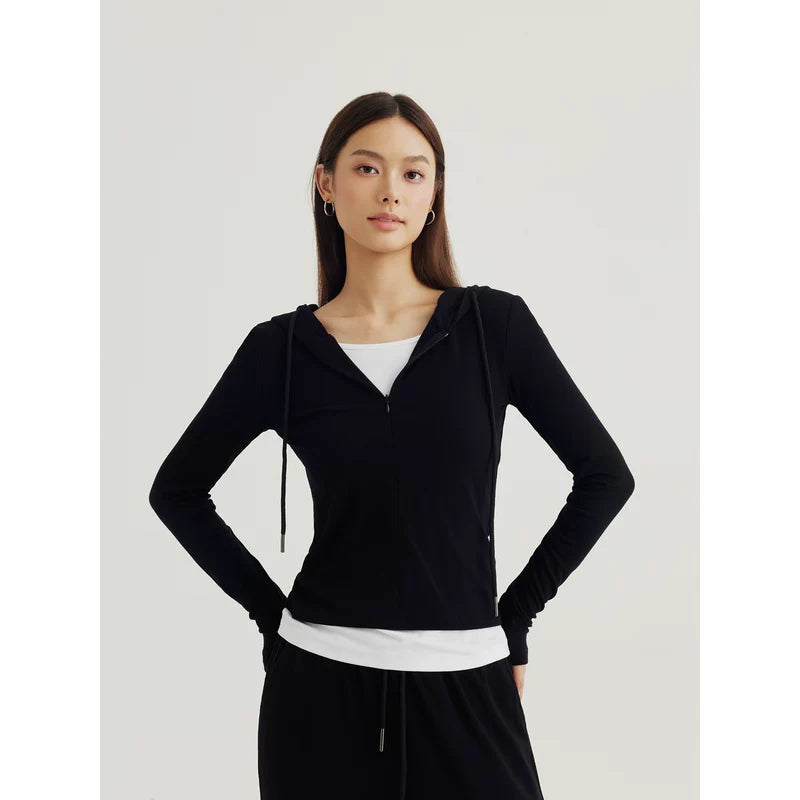 Casual Hooded Cardigan and Pants Set 2