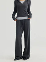 1627207:808764223,6176304610260,1627207:808764223,6176304610258,1627207:808764223,6176304610259,6176304610260,6176304610258,6176304610259, Casual Hooded Cardigan and Pants Set