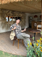 Casual Plaid Long Sleeve Button Up Shirt 5