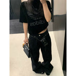 Casual Relaxed Wide-Leg Straight Pants 2