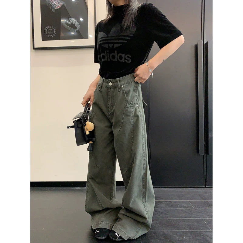 ,1627207:3232483,6181254238174,1627207:3232483,6181254238175,1627207:3232483,6181254238176,1627207:3232483,6181254238177,6181254238174,6181254238175,6181254238176,6181254238177, Casual Relaxed Wide-Leg Straight Pants