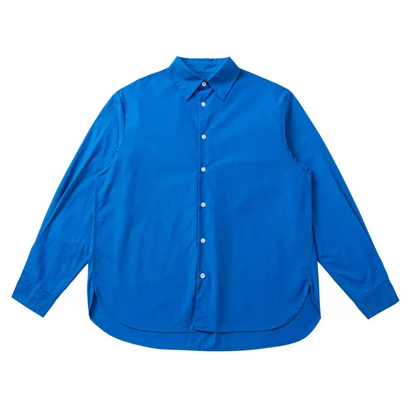 6026929404684,6026929404685,6026929404686,6026929404687, Collared Long-Sleeve Lightweight Casual Shirt