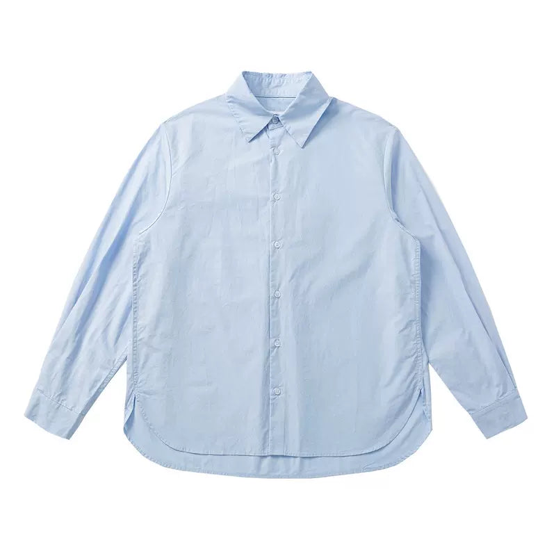 6026929404688,6026929404689,6026929404690,6026929404691, Collared Long-Sleeve Lightweight Casual Shirt
