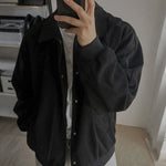 alt_id_3290445754, Corduroy Collared Loose Fit Casual Jacket