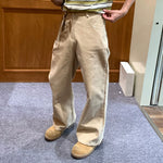 Corduroy Wide-Leg Straight Casual Pants 2