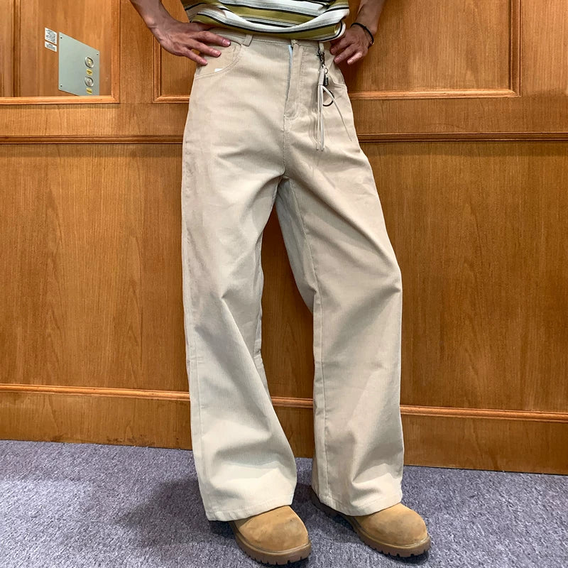 1627207:30155,6175044302702,1627207:30155,6175044302701,1627207:30155,6175044302700,1627207:30155,6175044302699,6175044302702,6175044302701,6175044302700,6175044302699, Corduroy Wide-Leg Straight Casual Pants