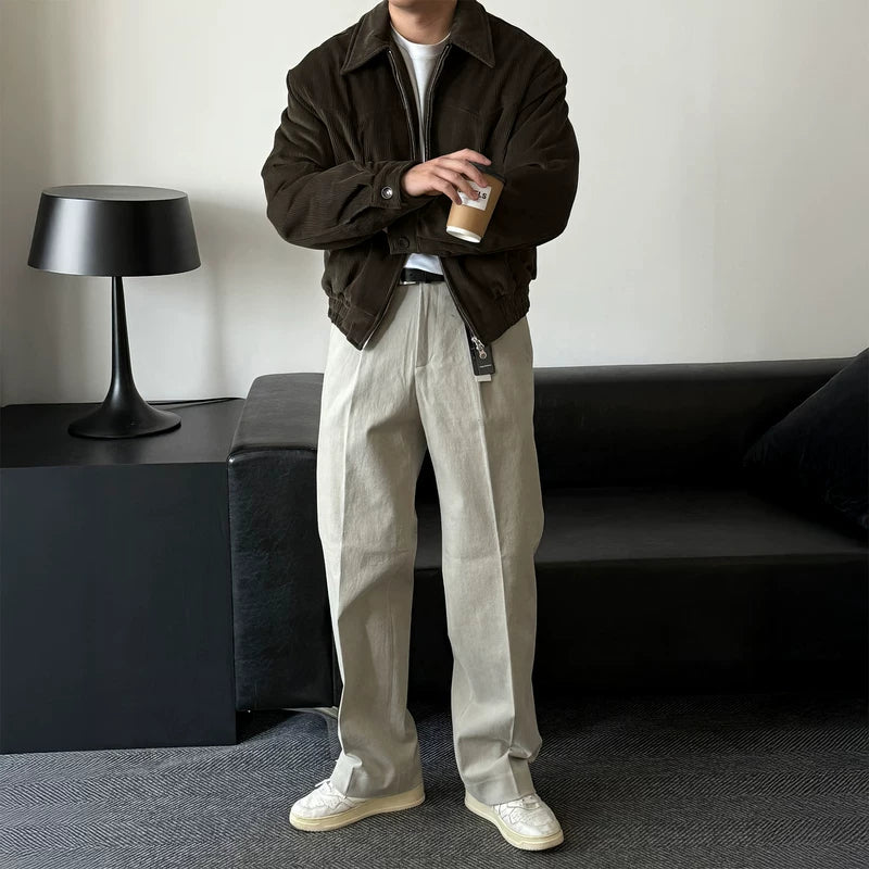 Corduroy Zip-Up Winter Jacket 5