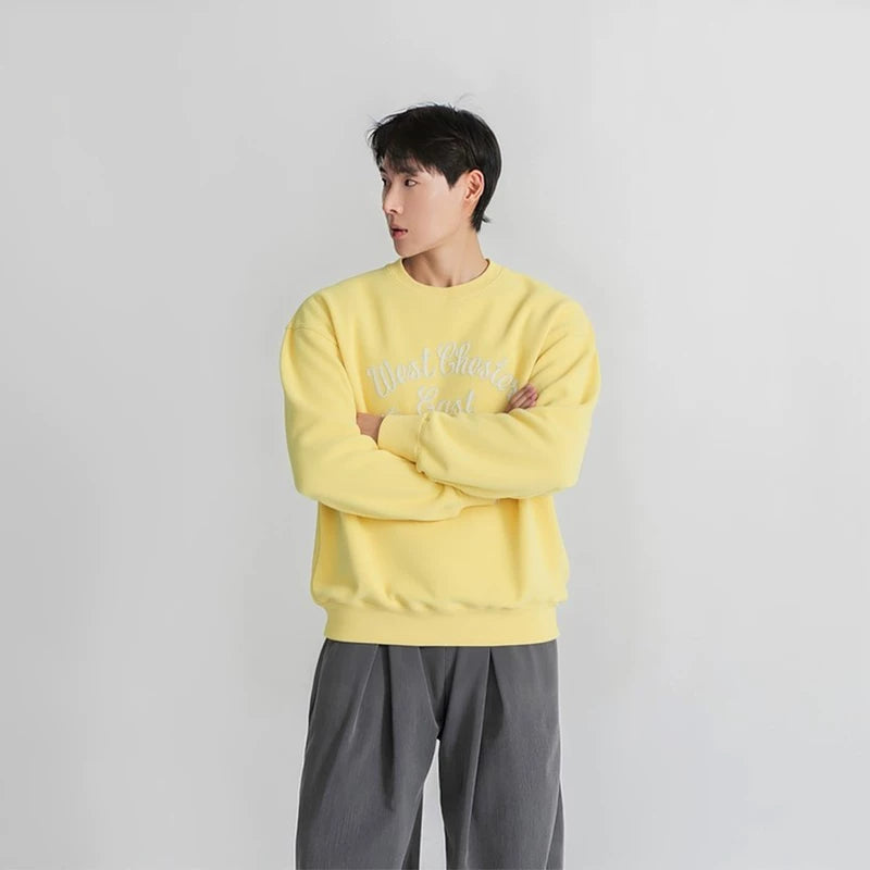 Crew Neck Marching Band Letter Sweatshirt 4