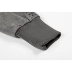 Cross Print Zip Up Hooded Jacket 3