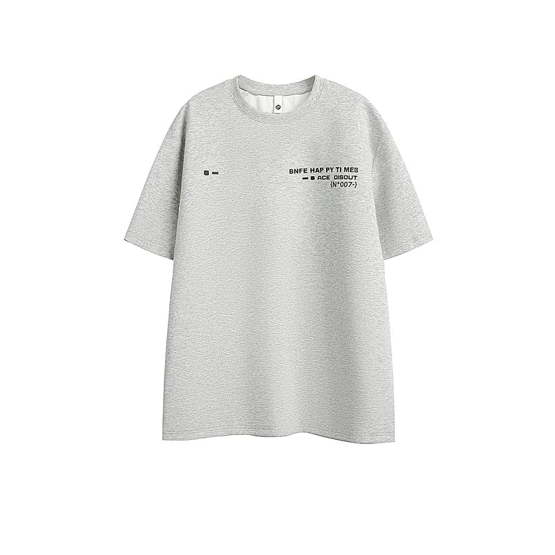 5770908393579,5770908393580,5770908393581,5770908393582,5770908393583, Deconstructed Boxy Letter Graphic T-Shirt