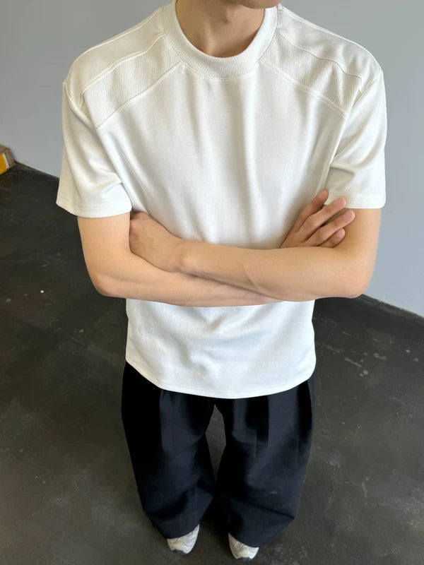 Deconstructed Cleanfit Short-Sleeve Knit T-Shirt 5