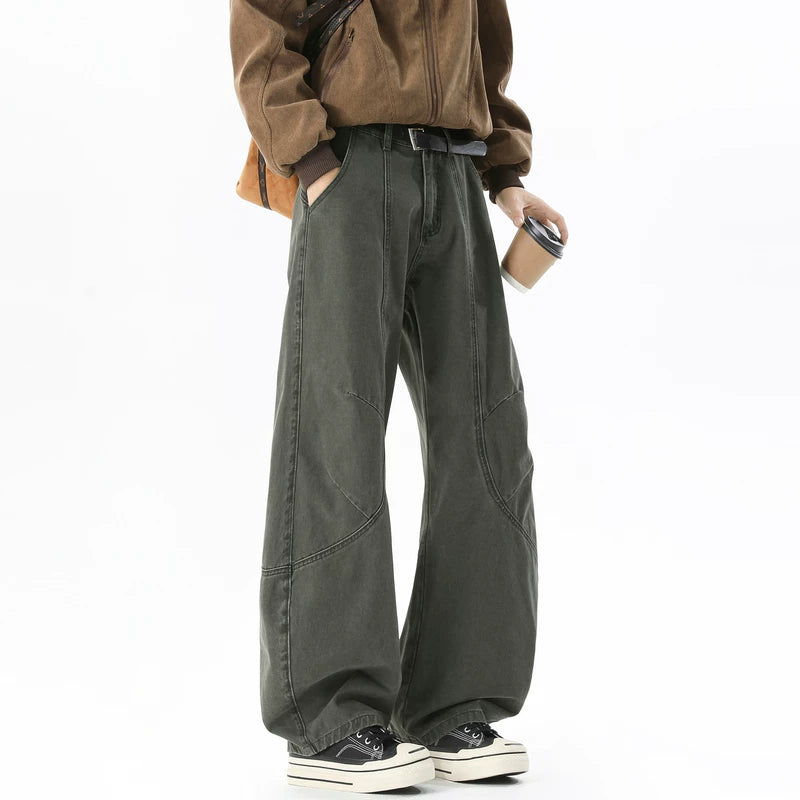 Deconstructed Wide-Leg Cargo Pants 5
