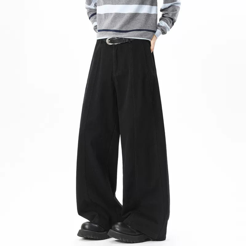 6172221403124,6172221403125,6172221403126,6172221403127,6172221403128, Deconstructed Wide-Leg Cotton Cargo Pants